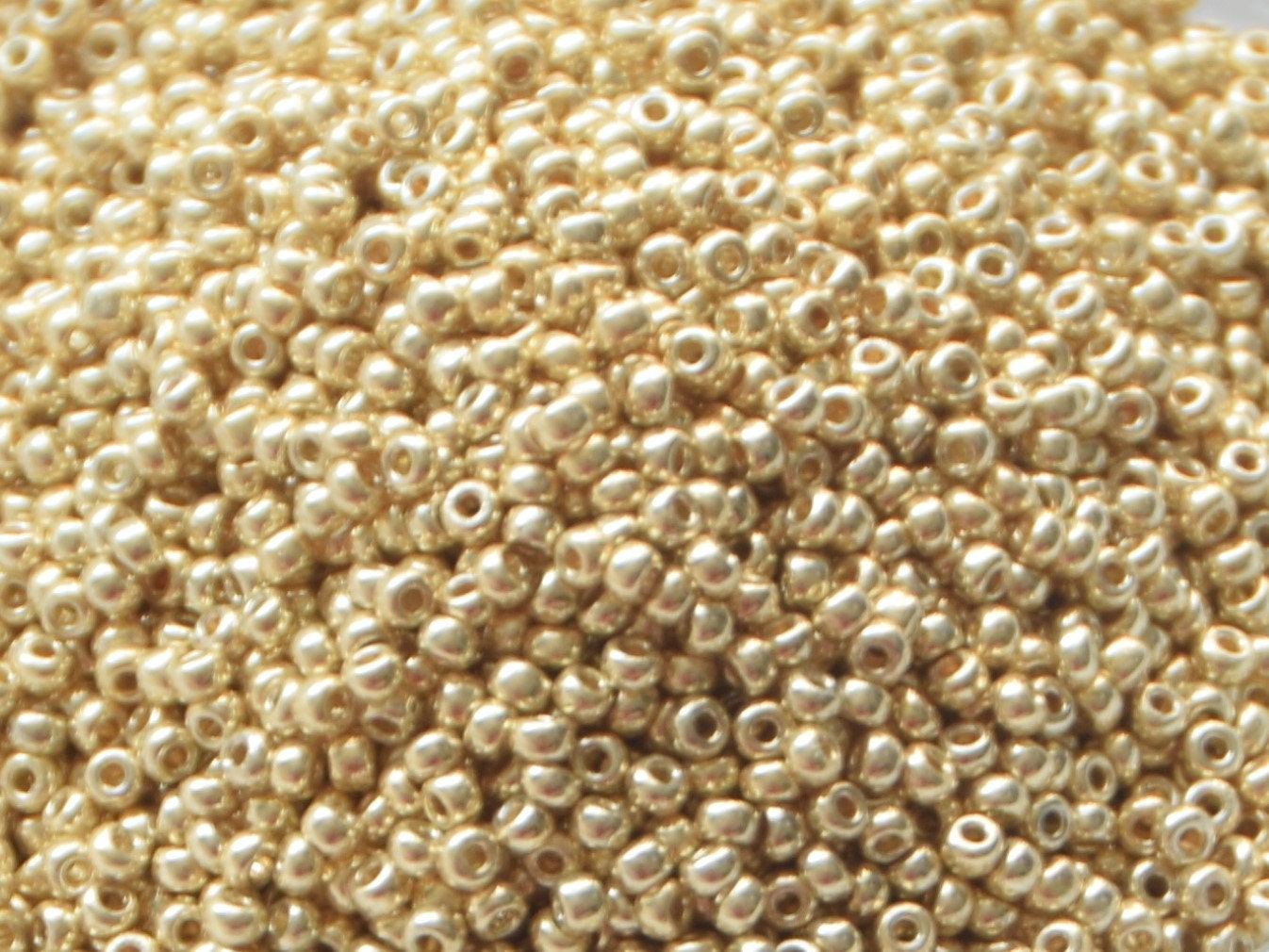 10g Miyuki seed beads duracoat galvanized pale gold size 11/0 5101, beads from japan, round rocailles, high quality beads, small gold beads