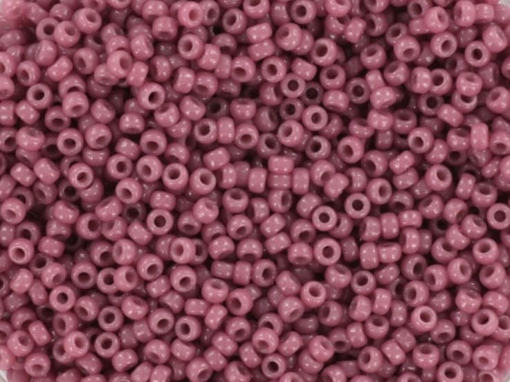 10g Miyuki seed beads 15/0, duracoat opaque hydrangea 4487, japanese beads, bordeaux color beads, color purple beads, size 1.5mm, wine red