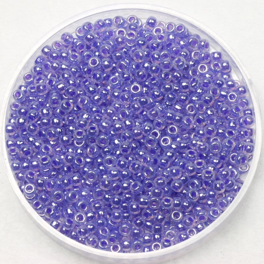 10g Miyuki seed beads 11/0, ceylon lilac 538, japanese beads high quality, purple beads violet, size 11 2mm, shiny rocailles luster