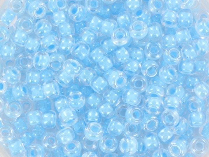 10g Miyuki seed beads 8/0 luminous turquoise 4300, japanese beads, turquoise blue beads, size 3mm, bright color beads, Miyuki blue beads