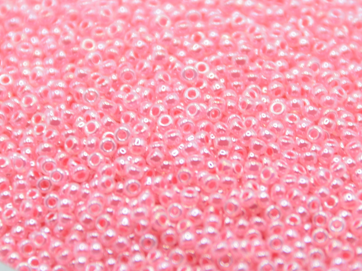 10g Miyuki seed beads 11/0, ceylon carnation pink 535, japanese beads high quality, size 2mm beads, pastel color rocailles, luster