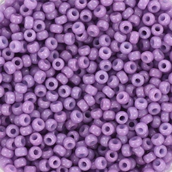 10g Miyuki seed beads 11/0, duracoat opaque crocus 4486, japanese beads high quality, color purple beads, size 2mm, violet rocailles