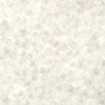 10g Miyuki seed beads 15/0, opaque white 402, japanese beads, white beads, size 15 seed beads, tiny beads, Miyuki round beads color 402