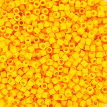 Miyuki Delica beads duracoat opaque light squash, 5g 11/0 DB2103, cylindrical beads, 1.6mm beads, light orange Miyuki, DB 2103