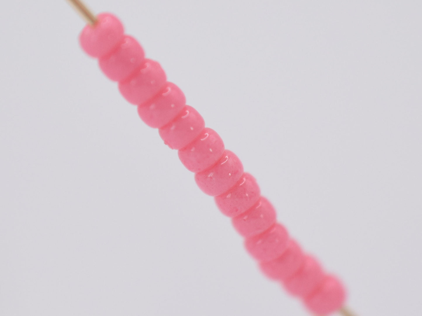 10g Miyuki seed beads 11/0, duracoat opaque carnation 4467, japanese beads, color pink, size 2mm, bright rocailles, Miyuki pink beads