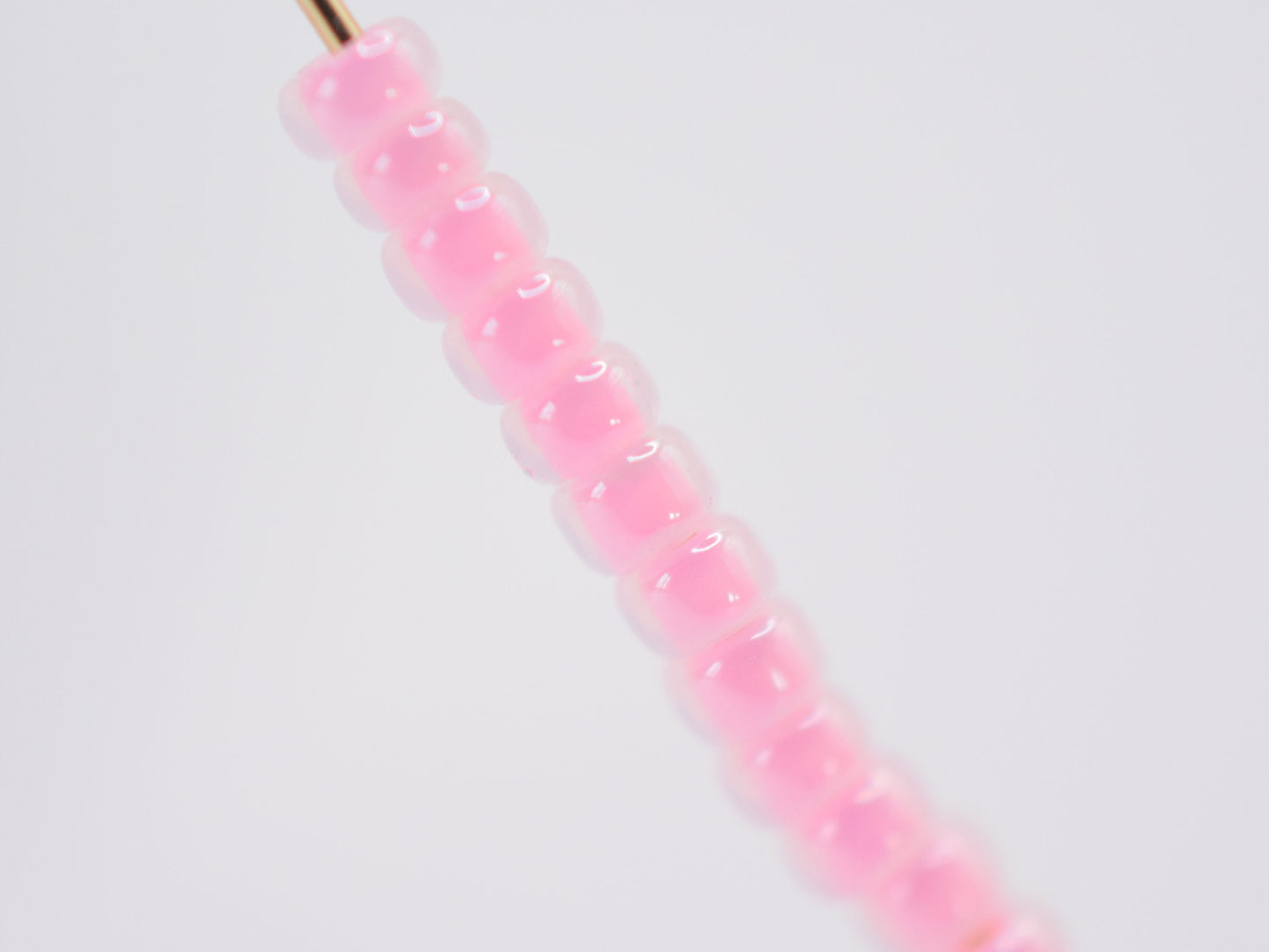 10g Miyuki seed beads 11/0, ceylon soft baby pink 518, japanese beads high quality, color pink beads, size 2mm, pastel color