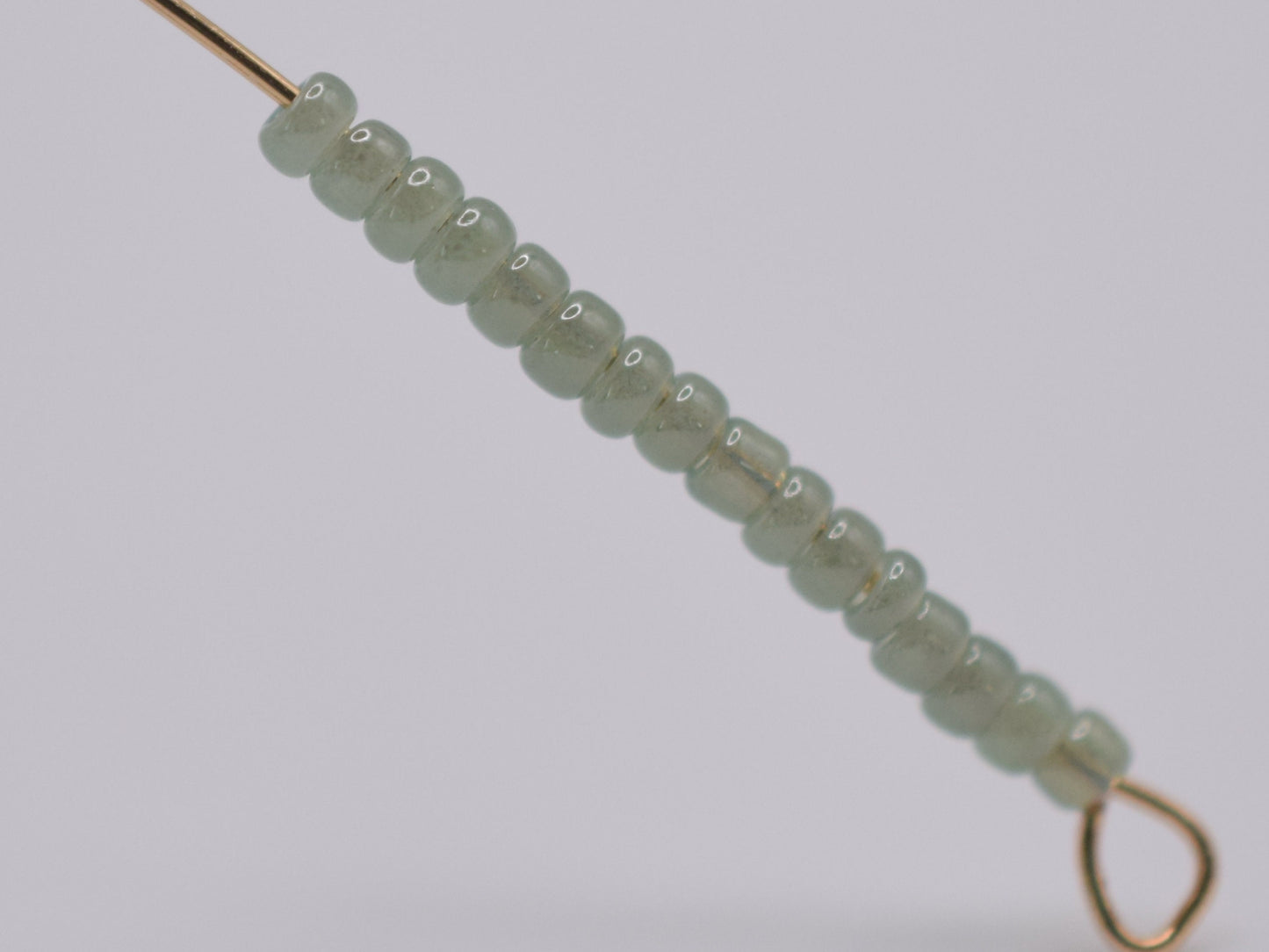 10g Miyuki seed beads 11/0, ceylon translucent sage 2375, japanese beads high quality, transparent green rocailles, size 2mm