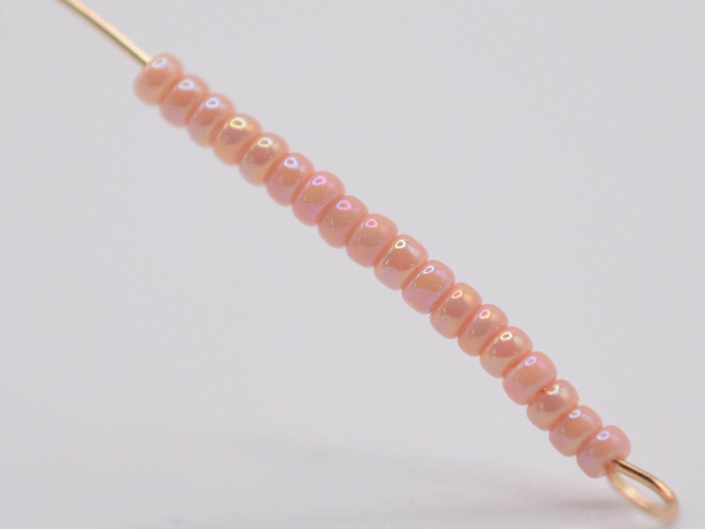 10g Miyuki seed beads 11/0, opaque luster tea rose 596, japanese beads high quality, color pink blush rocailles, size 11 2mm