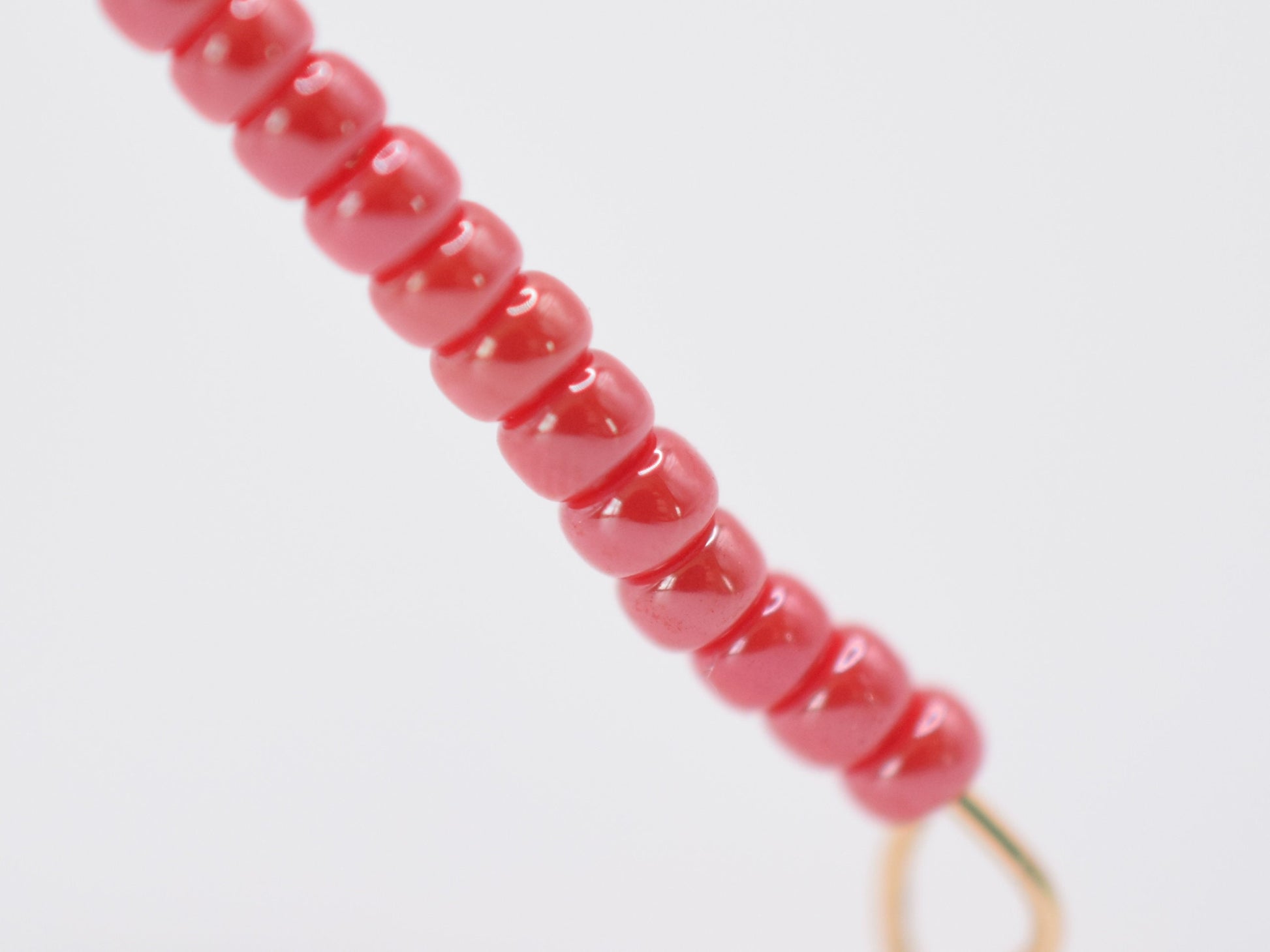 10g Miyuki seed beads 11/0, opaque luster red 426, RR426 RR0426 0426 japanese beads, color red beads, size 2mm, Miyuki luster red rocailles