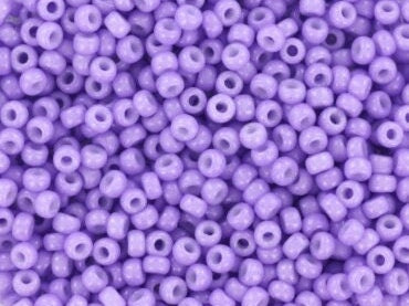 10g Miyuki seed beads 11/0, duracoat opaque columbine purple 4488, japanese beads, purple beads, size 2mm, violet round rocailles