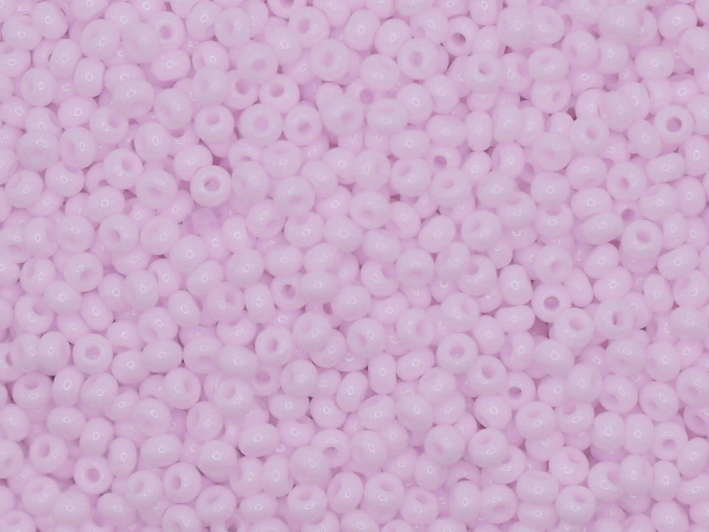 Preciosa Ornela 10/0 opaque pink 73420, 20g pastel pink seed beads, bohemian beads, light pink