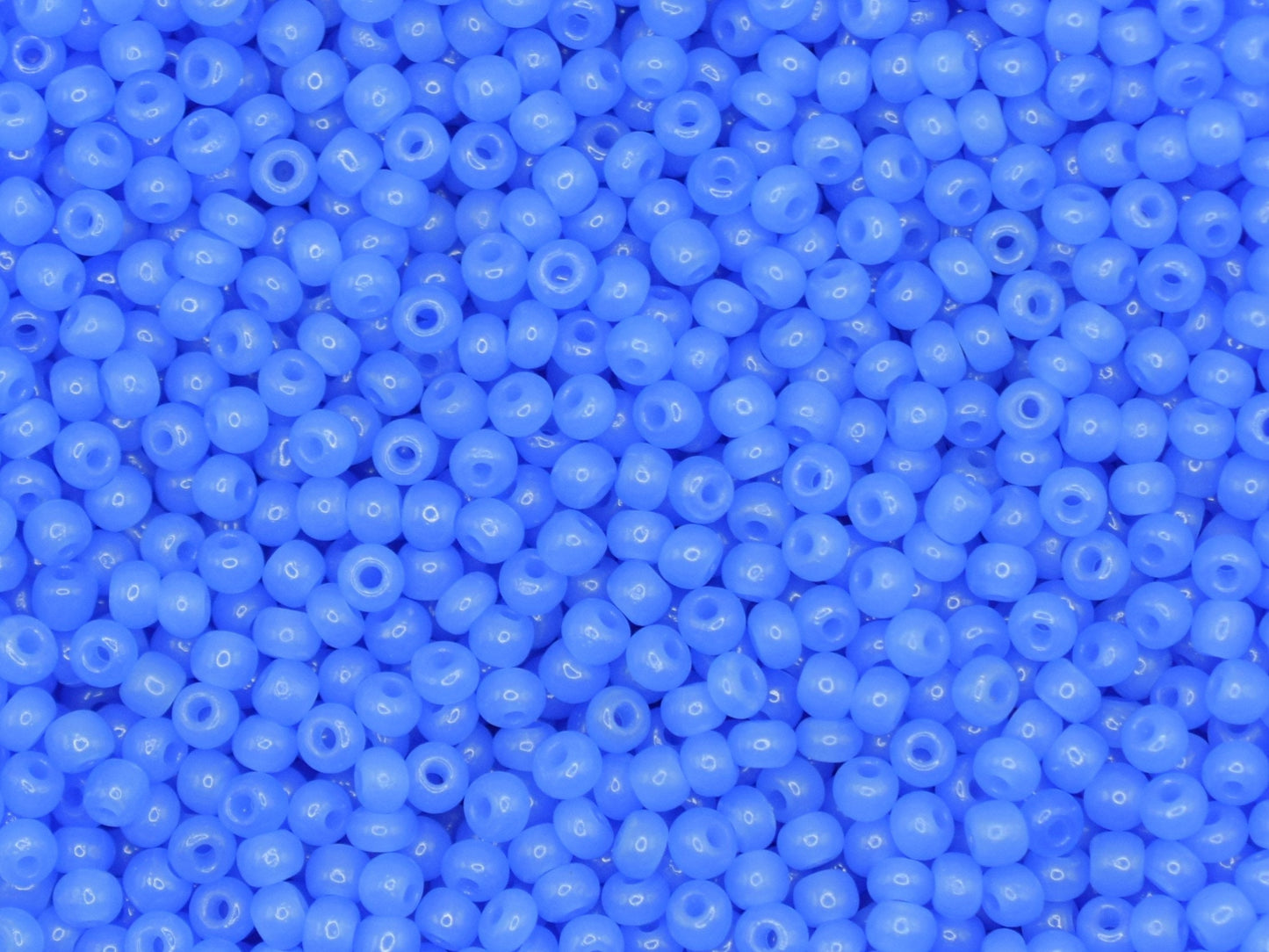 Preciosa Ornela 9/0 alabaster blue 32010 20g, lilac blue seed beads, bohemian beads, translucent blue beads