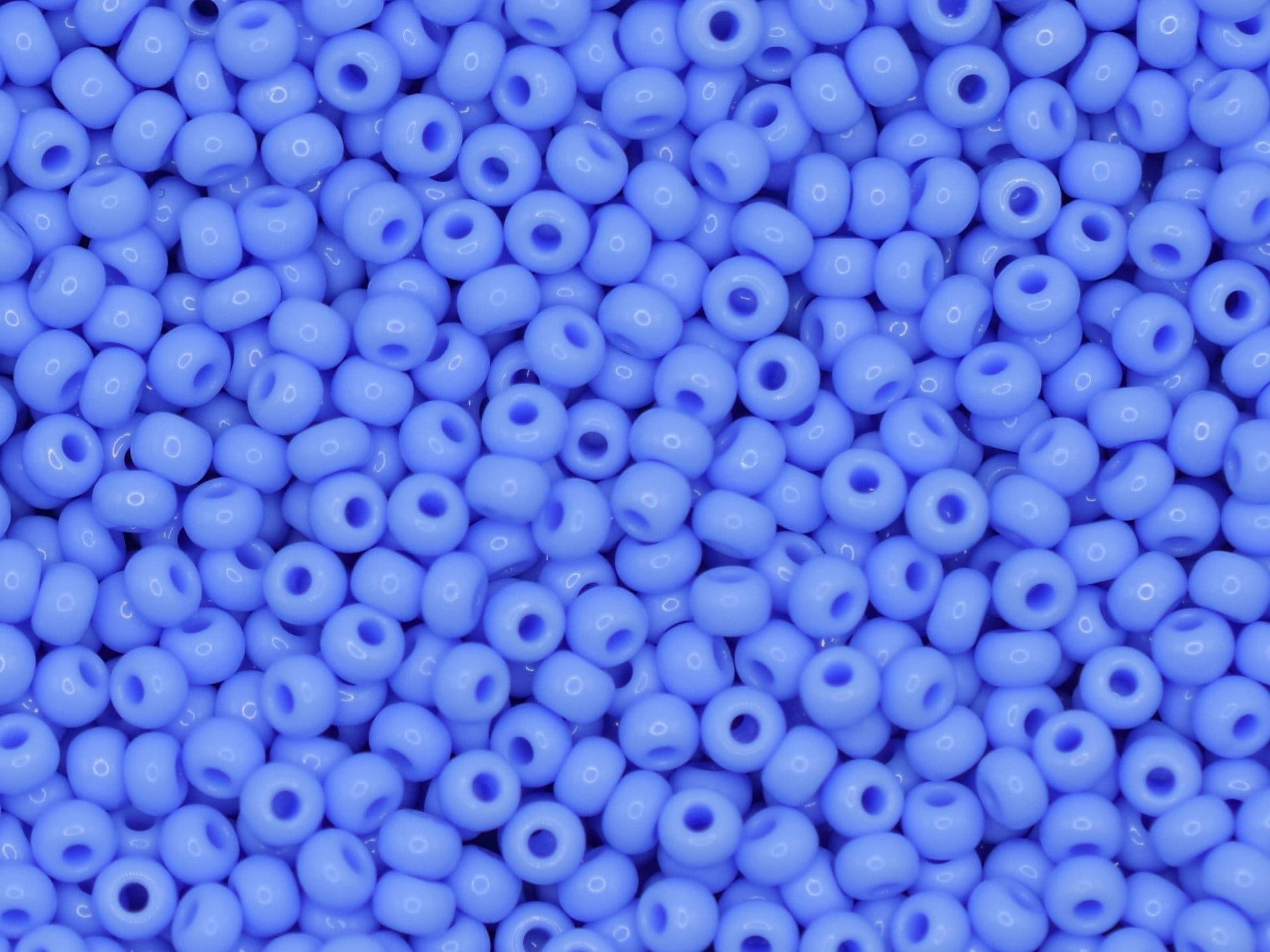 20g Preciosa Ornela opaque blue, light blue 33020 seed beads 8/0, bohemian beads, pastel blue beads, size 8 3mm, Bohemian glass