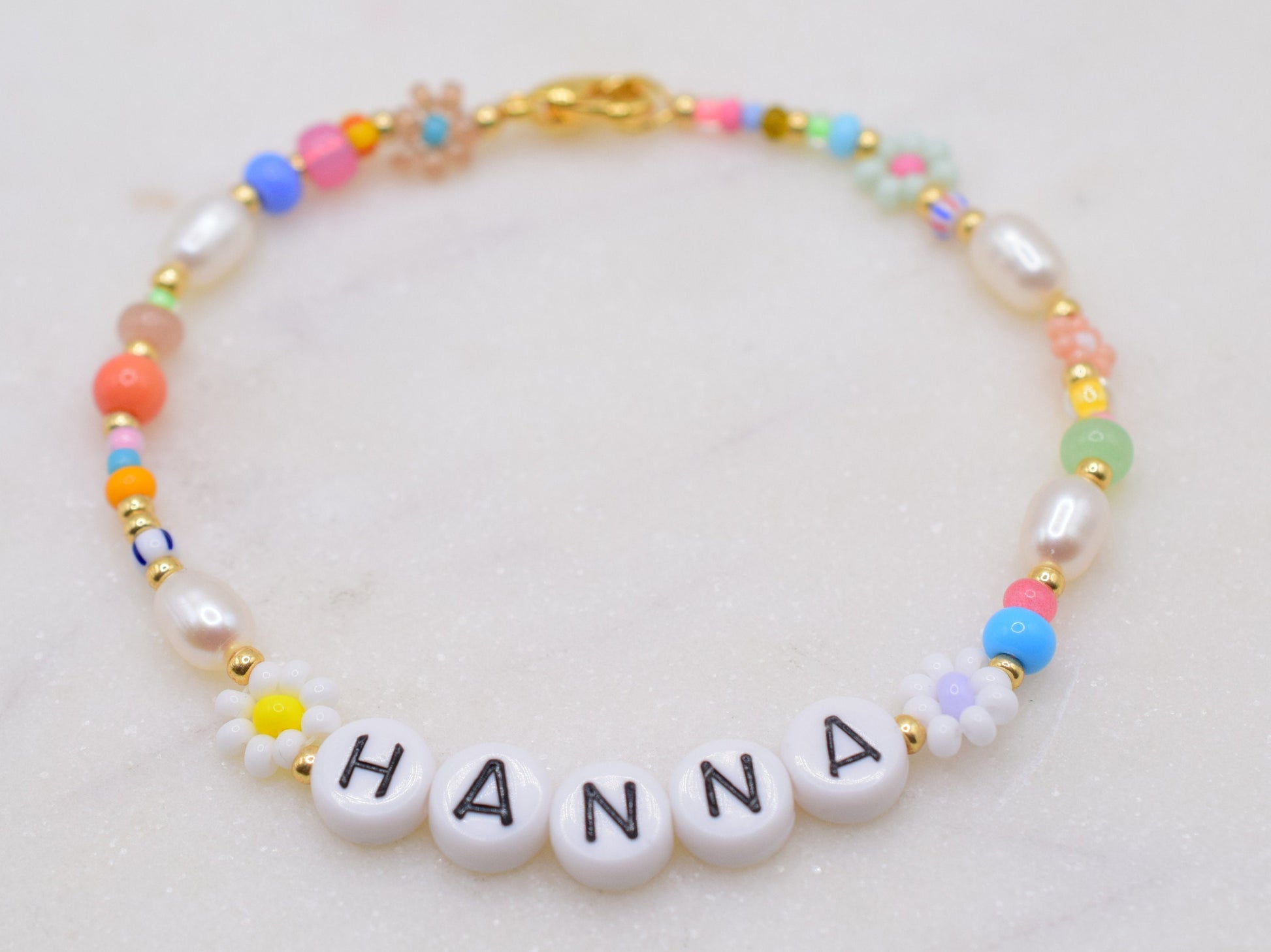 Name bracelet bead, personalized jewelry bracelet colorful, friendship bracelet for women, birthday gift for mum, Valentine bracelet gift