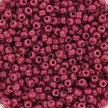 10g Miyuki seed beads 11/0, duracoat opaque pansy 4468, japanese beads high quality, bright bordeaux purple rocailles, size 2mm