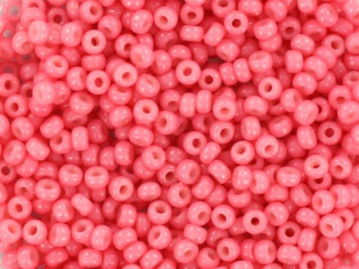 10g Miyuki seed beads 11/0, duracoat opaque guava 4465, japanese beads high quality, color pink rocailles, size 11 2mm