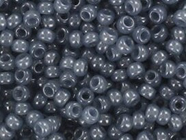 10g Miyuki seed beads 11/0, ceylon translucent slate 2378, japanese seed beads, transparent grey rocailles, size 2mm seed beads, grey blue