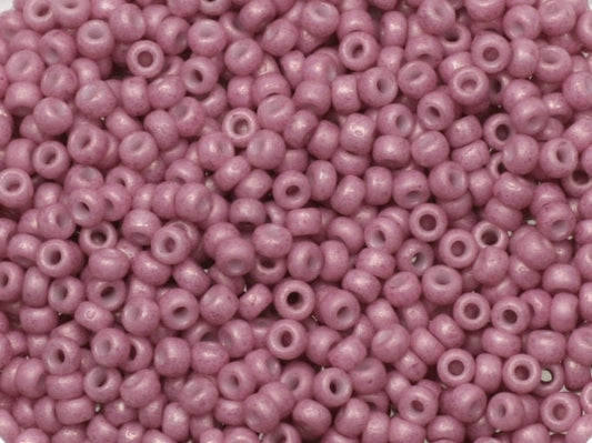 10g Miyuki seed beads 11/0, opaque matte antique rose 2037, japanese beads, matte pink rocailles, Miyuki beads size 11, 2mm small beads