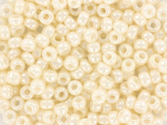 10g Miyuki seed beads 8/0, ceylon antique ivory 592, japanese beads, cream beads, size 3mm, off white seed beads, Cream Miyuki