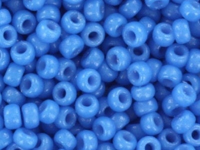 10g Miyuki seed beads 11/0, duracoat opaque delphinium blue 4484, japanese beads, dark blue seed beads, Miyuki opaque colors