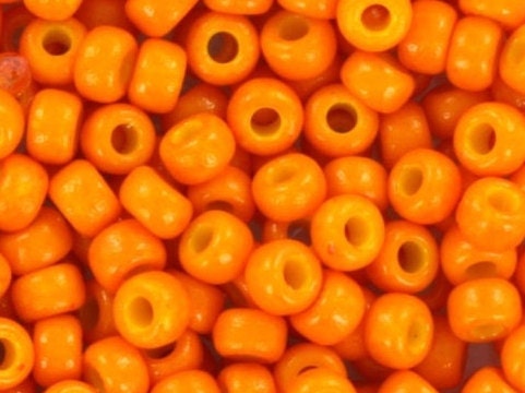 10g Miyuki seed beads 8/0, duracoat opaque kumquat 4454, japanese beads, color orange beads, size 8 3mm, rocailles, Miyuki orange beads