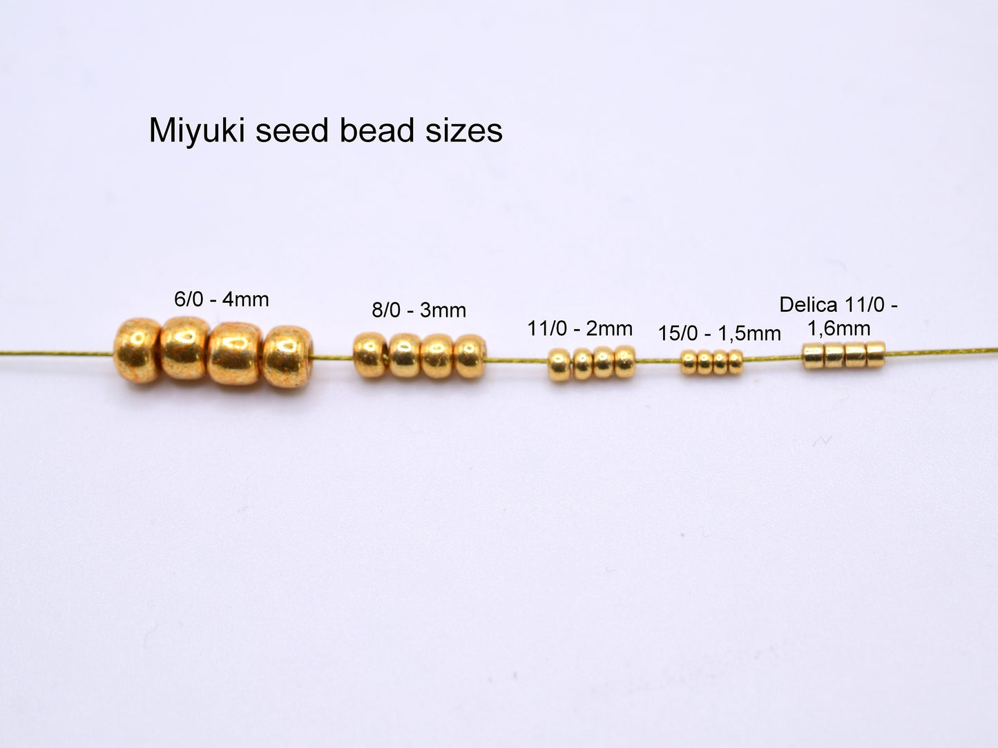 10g Miyuki seed beads 11/0, opaque yellow 404, japanese beads high quality, color yellow beads, size 11 2mm, bright colors rocailles