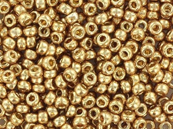 10g Miyuki seed beads duracoat galvanized champagne, size 11/0 4204, japanese beads, round beads, small gold beads