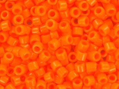 Miyuki Delica beads opaque mandarin, 5g size 11/0 color DB1133, Japanese beads, cylindrical beads, Miyuki Delica orange, Miyuki DB 1133