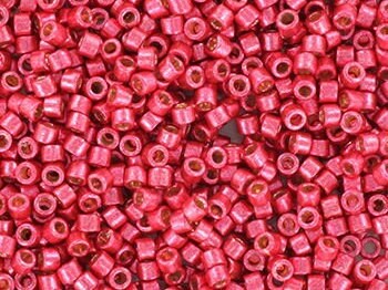 Miyuki Delica beads duracoat galvanized light cranberry, 5g 11/0 DB 1841, Miyuki Delica pink, metallic pink, japanese beads, Seed beads