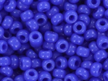 Miyuki seed beads 11/0, Opaque blue 417, 10g japanese beads, opaque blue beads, size 2mm, dark blue beads, Miyuki blue