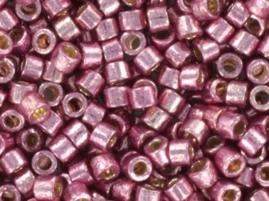 Miyuki Delica beads duracoat galvanized dusty orchid, 5g 11/0 DB 1848, Miyuki Delica purple, metallic violet, japanese beads, Seed beads