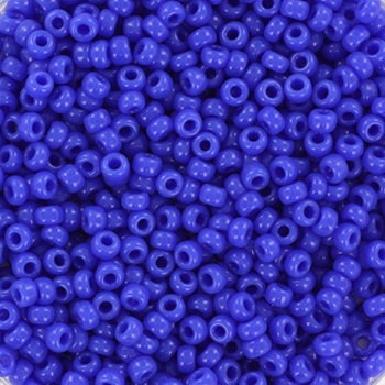 Miyuki seed beads 11/0, Opaque blue 417, 10g japanese beads, opaque blue beads, size 2mm, dark blue beads, Miyuki blue