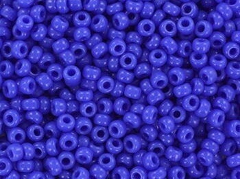 Miyuki seed beads 11/0, Opaque blue 417, 10g japanese beads, opaque blue beads, size 2mm, dark blue beads, Miyuki blue