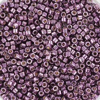 Miyuki Delica beads duracoat galvanized eggplant, 5g 11/0 DB 1850, Miyuki Delica purple, metallic violet, japanese beads, Seed beads