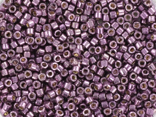 Miyuki Delica beads duracoat galvanized eggplant, 5g 11/0 DB 1850, Miyuki Delica purple, metallic violet, japanese beads, Seed beads