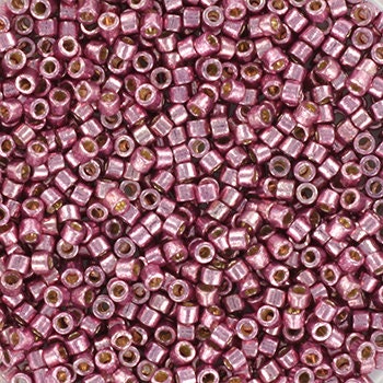 Miyuki Delica beads duracoat galvanized dusty orchid, 5g 11/0 DB 1848, Miyuki Delica purple, metallic violet, japanese beads, Seed beads