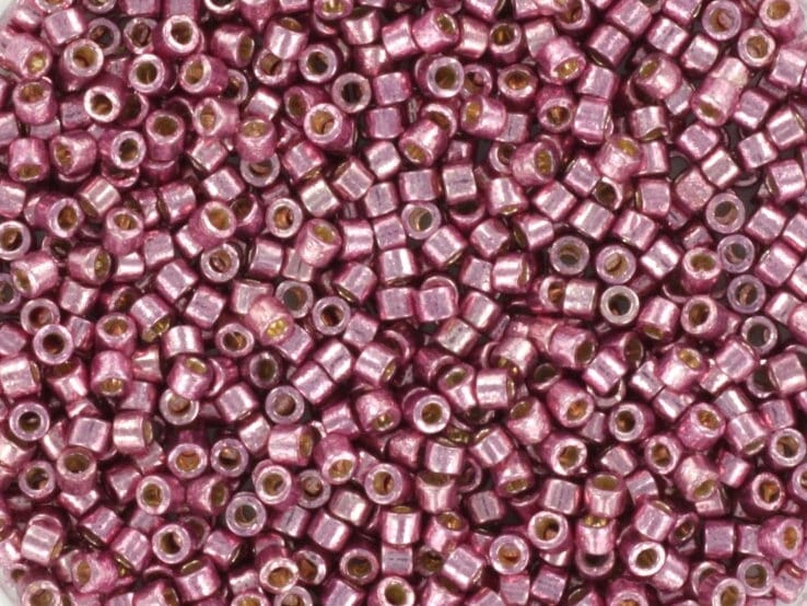 Miyuki Delica beads duracoat galvanized dusty orchid, 5g 11/0 DB 1848, Miyuki Delica purple, metallic violet, japanese beads, Seed beads