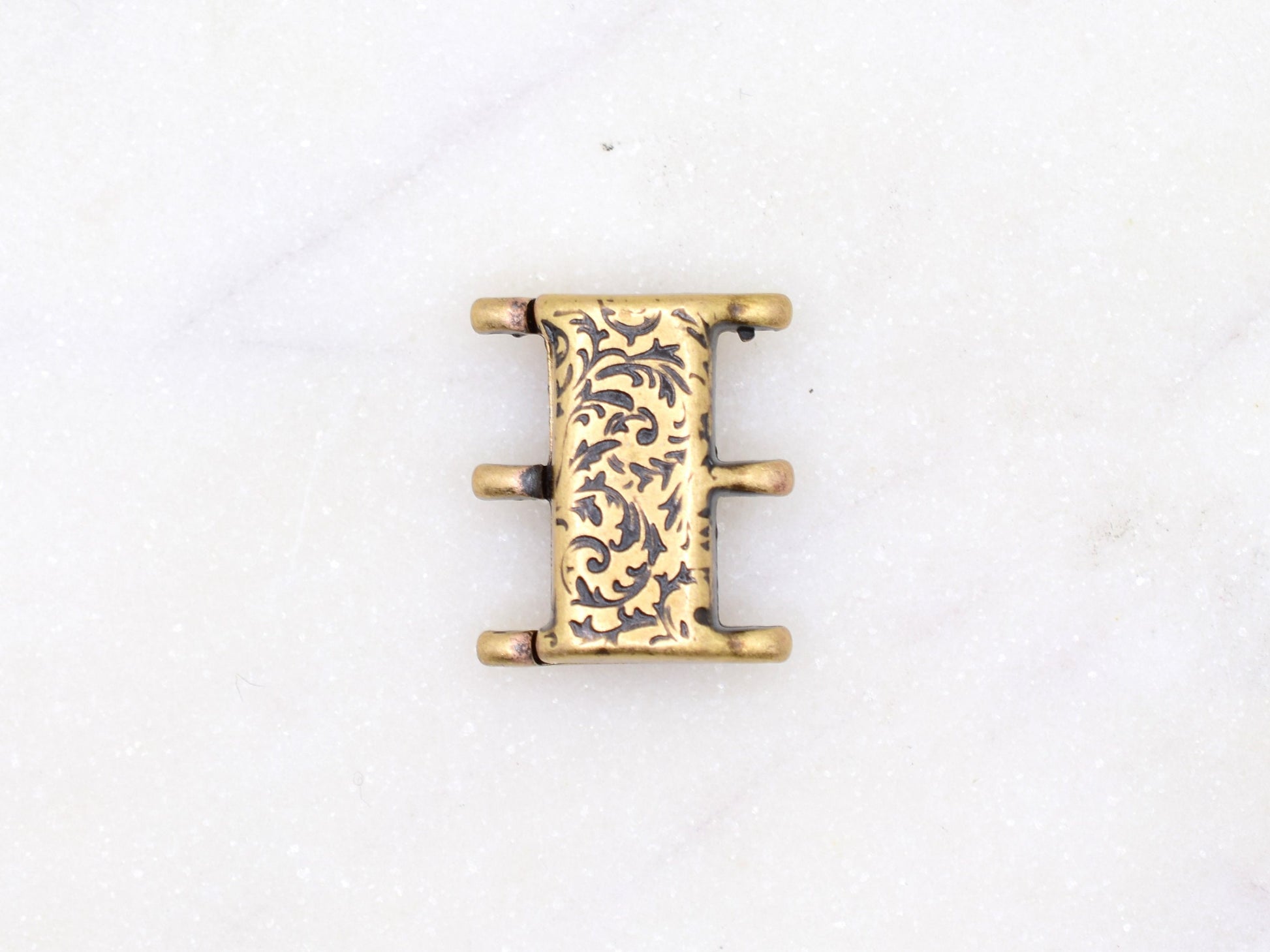 Magnetic clasp for Miyuki Seed Beads 8/0, Cymbal Elements Nisida III, Gold plated, Antique brass, Rosé Gold, Silver plated