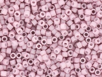 Miyuki Delica beads opaque matte dusty orchid, size 11/0 color DB 355, Japanese beads, cylindrical beads, Miyuki DB353