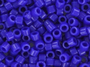 Miyuki Delica beads opaque cobalt blue, 5g 11/0 DB726, cylindrical beads, size, dark blue Miyuki, color DB0726, royal blue