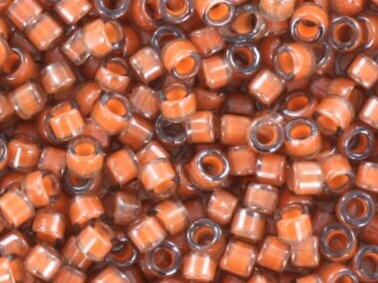 Miyuki Delica beads luminous guava, 5g 11/0 color DB 2044, cylindrical beads, Miyuki pink beads, Miyuki light pink