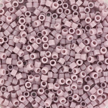 Miyuki Delica beads opaque mauve, 5g 11/0 DB728, cylindrical beads, violet Miyuki, color DB0728, Miyuki Delica purple