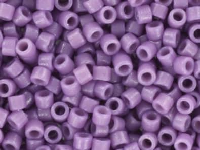 Miyuki Delica beads duracoat opaque dark orchid, 5g 11/0 DB2139, cylindrical beads, dark purple Miyuki, DB 2139, Delica opaque violet