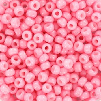 10g Miyuki seed beads 8/0, duracoat opaque light carnation 4466, japanese beads, color pink rocailles, size 8 3mm, Miyuki light pink