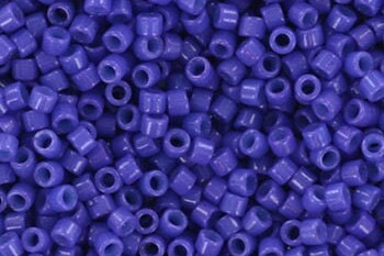 Miyuki Delica beads duracoat opaque indigo blue, 5g 11/0 DB2359, cylindrical beads, dark blue Miyuki, DB 2359, Delica opaque dark navy