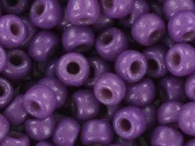 10g Miyuki seed beads 8/0, duracoat opaque anemone 4490, japanese beads, color purple beads, size 3mm, dark purple rocailles, Miyuki purple