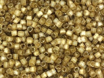 Miyuki Delica beads silk satin variegated taupe color DB671, 5g size 11/0, japanese beads, Miyuki DB 671, cylindrical beads