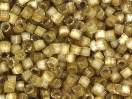 Miyuki Delica beads silk satin variegated taupe color DB671, 5g size 11/0, japanese beads, Miyuki DB 671, cylindrical beads