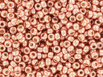 10g Miyuki seed beads duracoat galvanized rosé gold size 11/0 5103, beads from japan, round rocailles, small gold beads