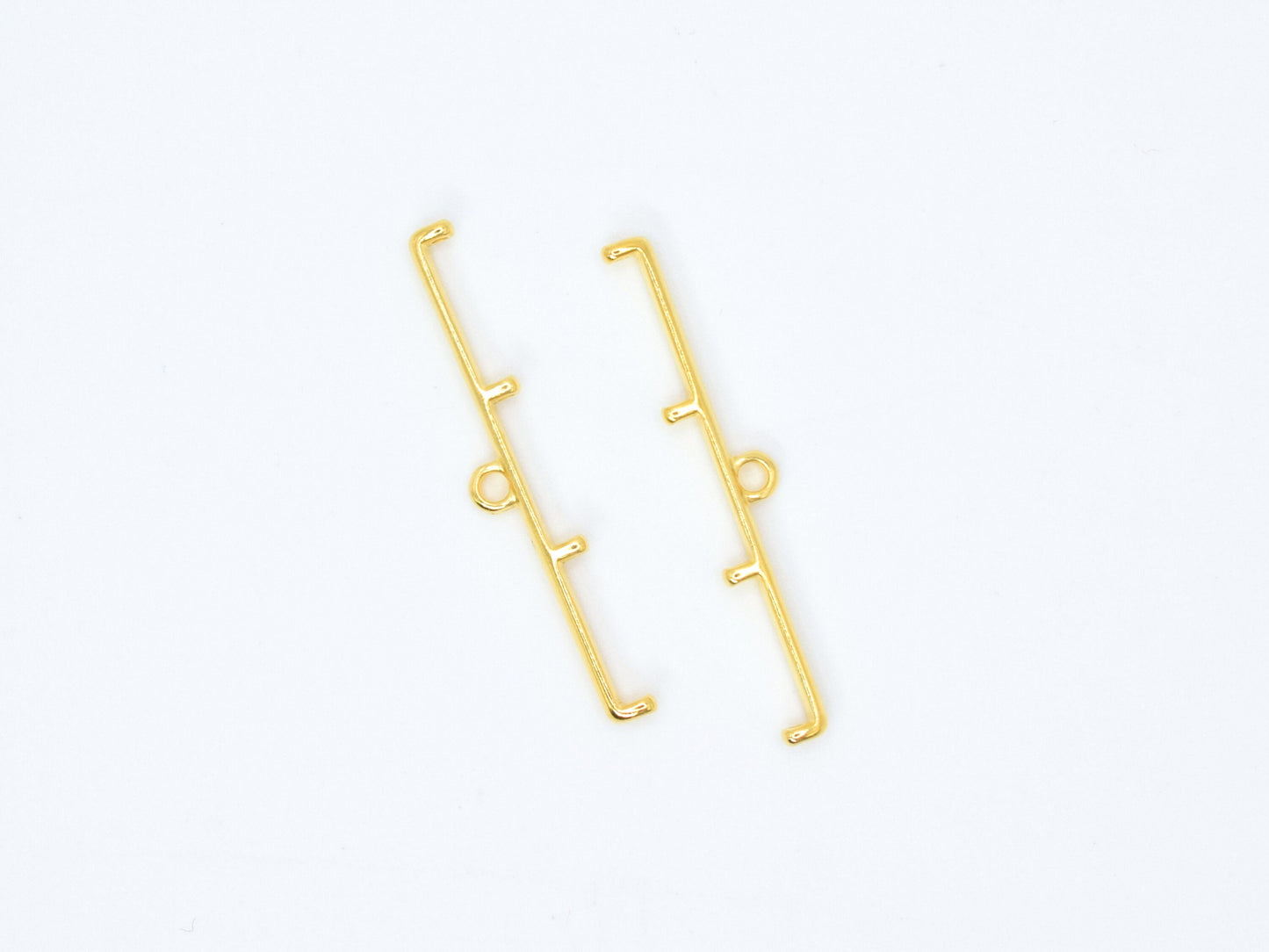 Miyuki Delica Bead ending, Cymbal Elements Topolia IV, set of 2, Gold plated, Antique brass, Rosé gold, clasp for bracelets